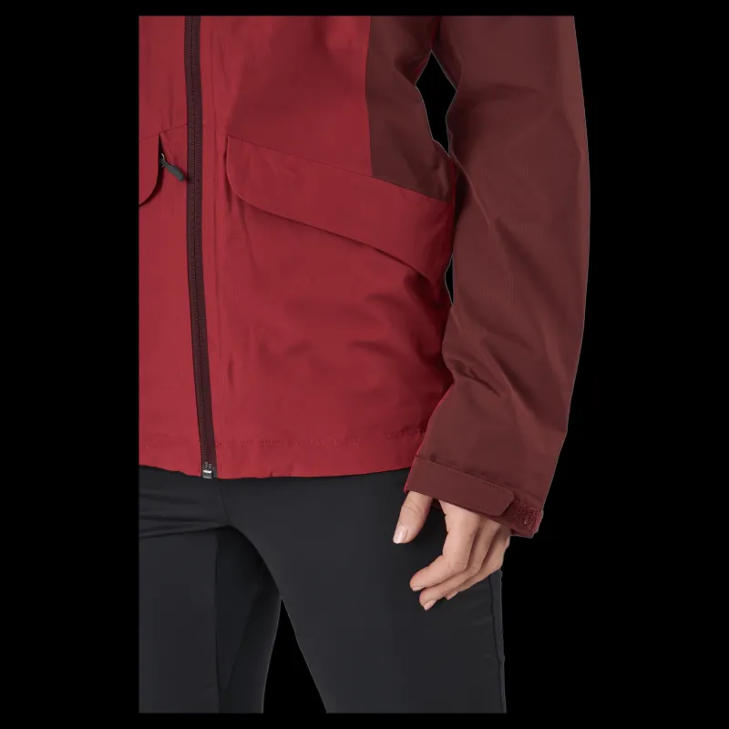 Haglöfs Mila Rain Jacket Maroon Red/brick Red Discount