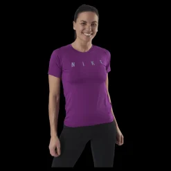 Best Nike Miler Run Division Top SS Purple Lila