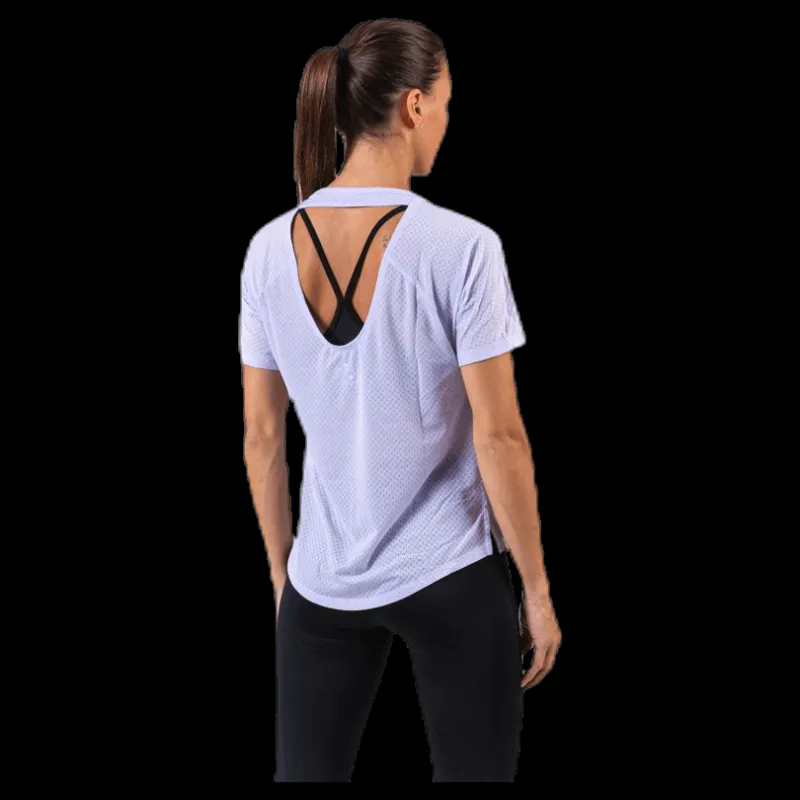 Nike Miler Top SS Breathe Blue Blå Clearance