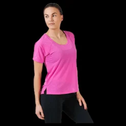 Nike Miler Top SS Breathe Purple Rosa Discount