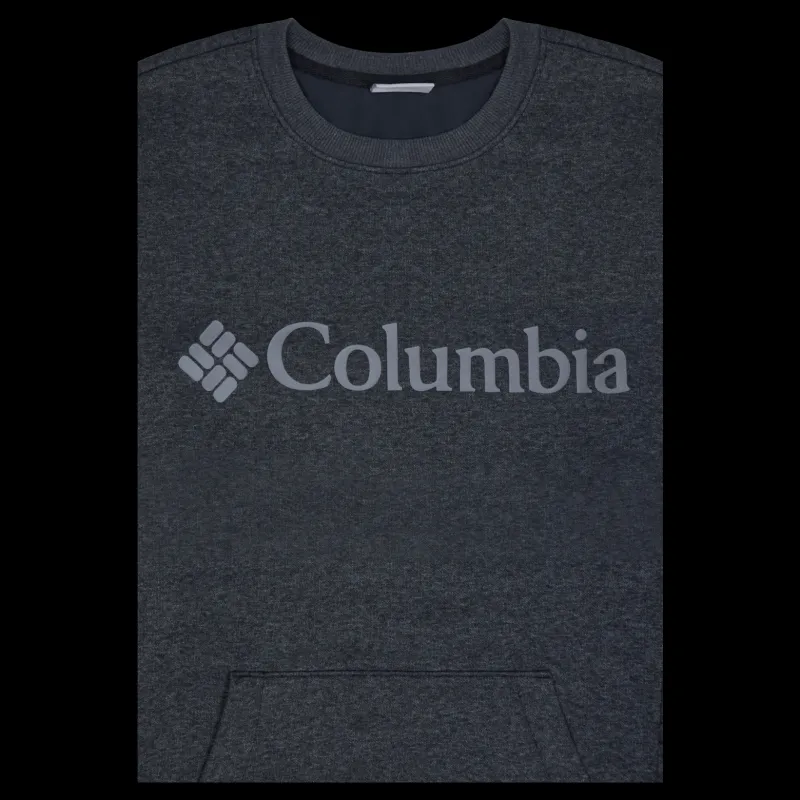 New Columbia Minam River Crew Black Heather, Black Svart