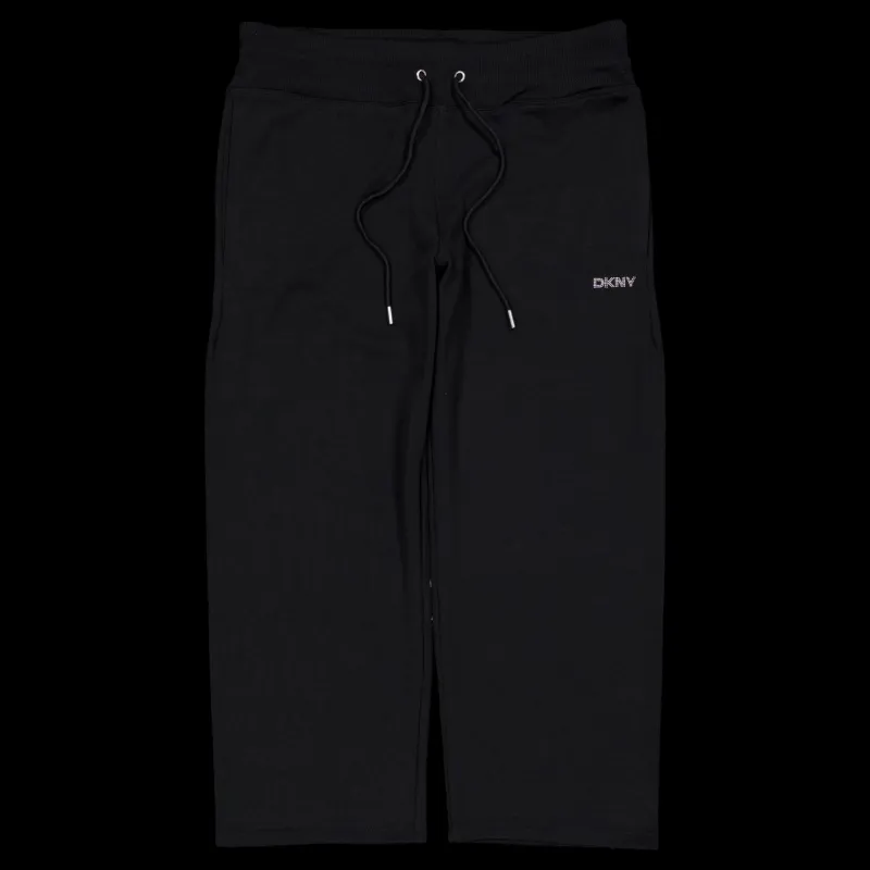 DKNY Sport Mini Stud Lg Crp Pan Black Svart Best