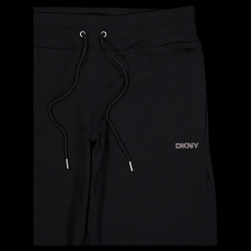 DKNY Sport Mini Stud Lg Crp Pan Black Svart Best