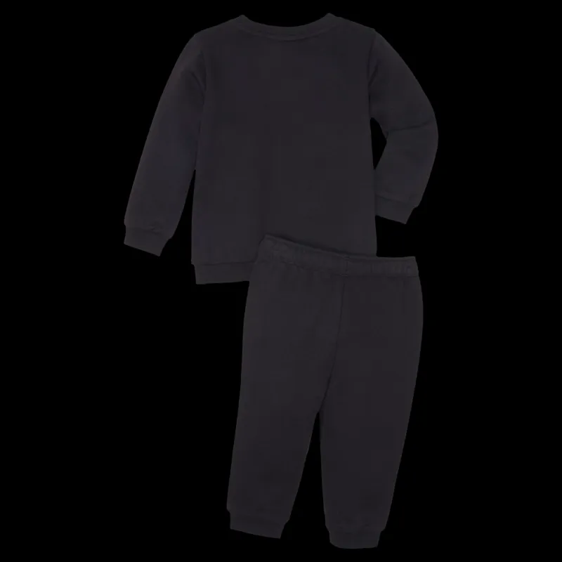 Hot Puma Minicats Ess Crew Jogger Fl Cotton Black Svart