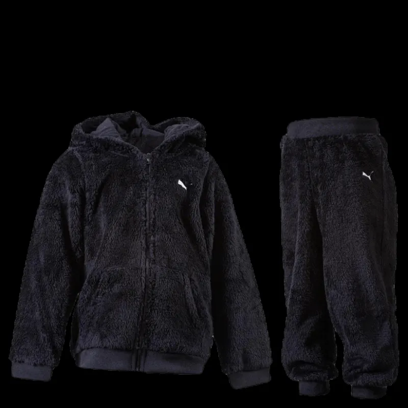 Puma Minicats Sherpa Jogger Black Svart New