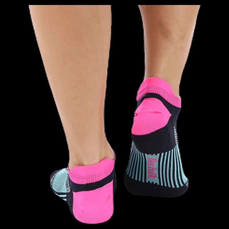 Discount Norfolk Mirenda Thin Running Sock Low-cut Pink/Black Rosa och Svart