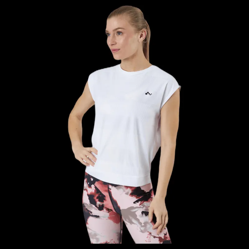 Discount Only Play Miria Sl Train Tee White Vit