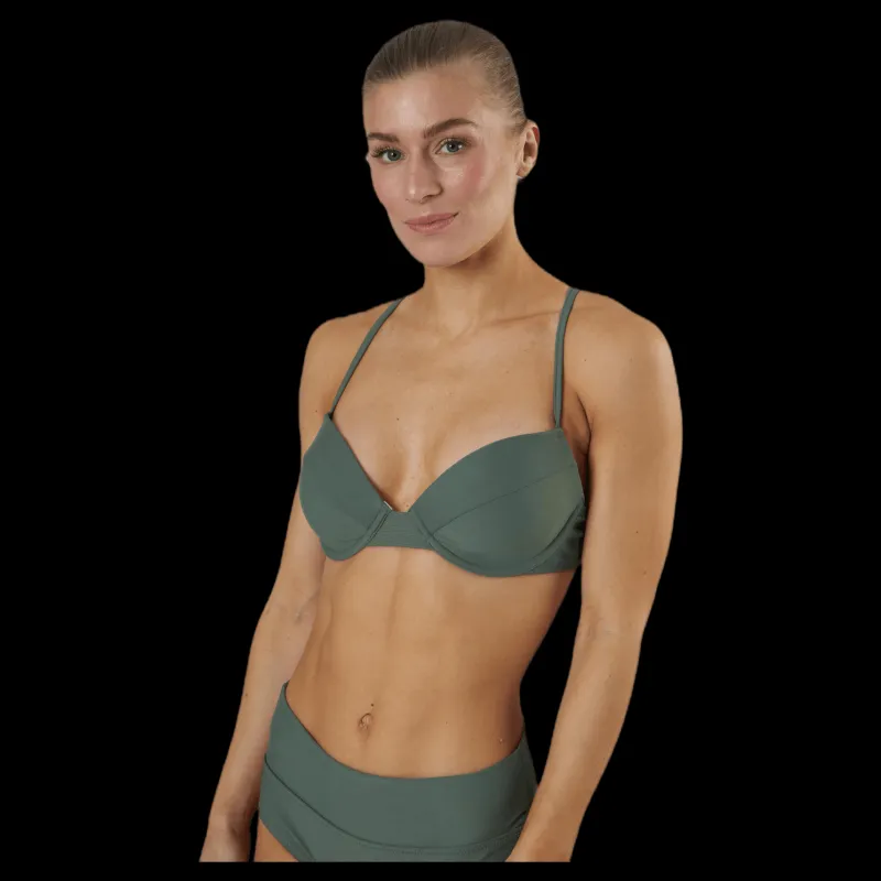 Hot Waikani Beachwear Missy Bra Green Grön