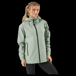 Tenson Misty Shell W Jackets Grey Green