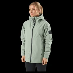 Tenson Misty Shell W Jackets Grey Green
