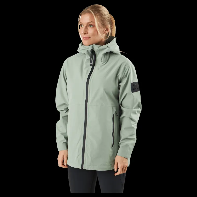 Tenson Misty Shell W Jackets Grey Green