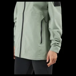 Tenson Misty Shell W Jackets Grey Green