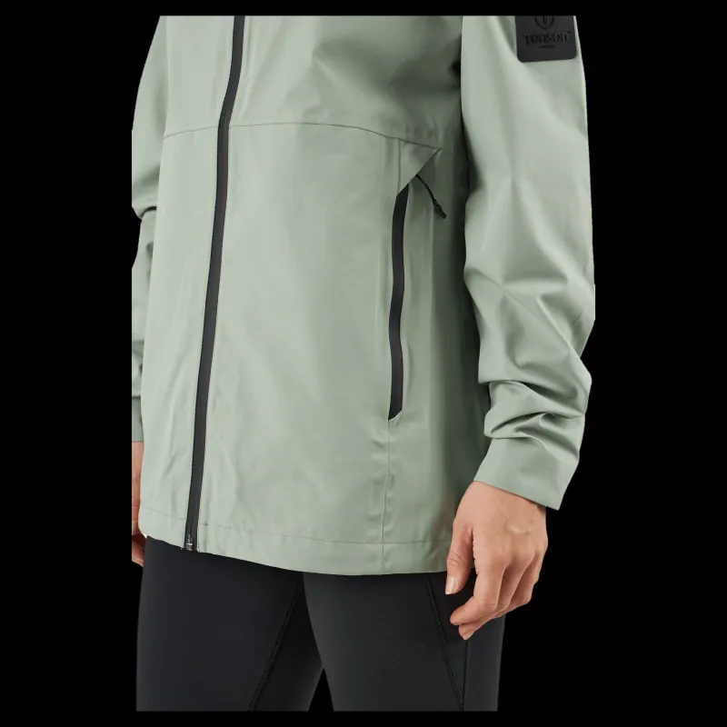 Tenson Misty Shell W Jackets Grey Green