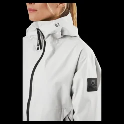Online Tenson Misty Shell W Jackets Light Grey