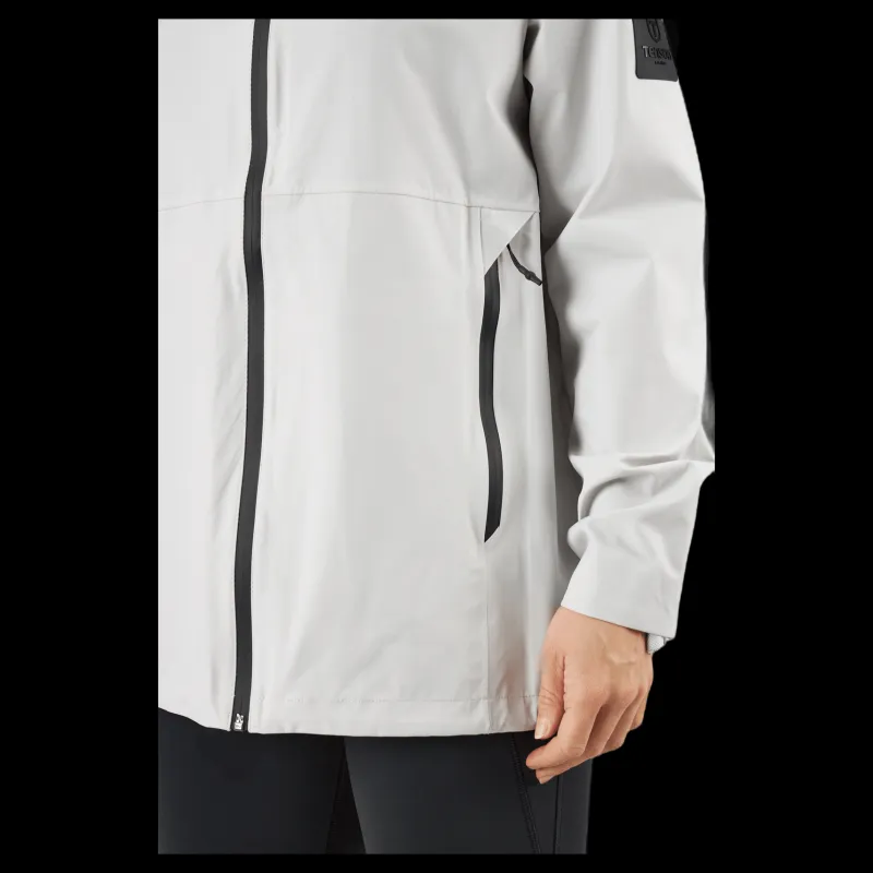 Online Tenson Misty Shell W Jackets Light Grey