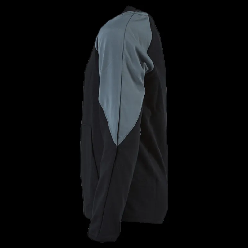 Nike Mixed Material Crew Junior Black/Grey Beige New