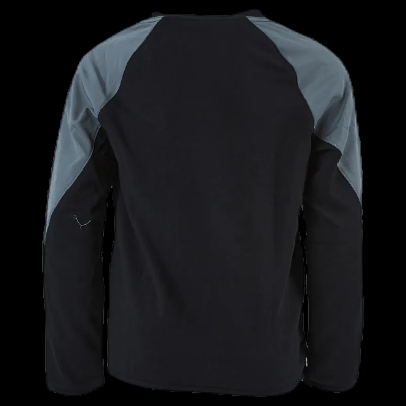 Nike Mixed Material Crew Junior Black/Grey Beige New