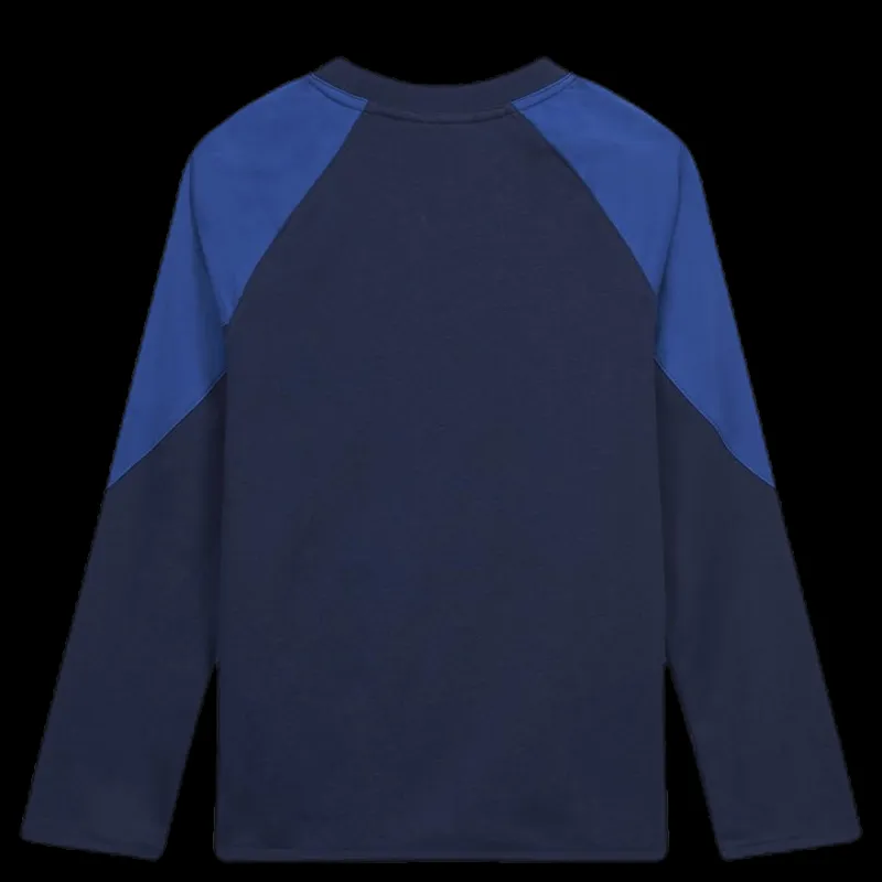 Nike Mixed Material Crew Junior Blue Blå Discount