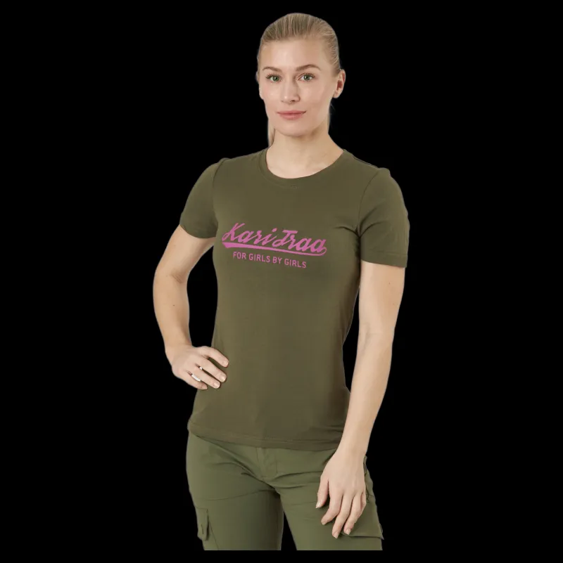 Kari Traa Mölster Tee Tweed Grön Outlet