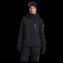 Outlet Tenson Moa Ski Jacket Woman Black Svart