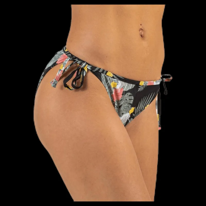 Clearance Waikani Beachwear Moani Tie Tanga Black Svart