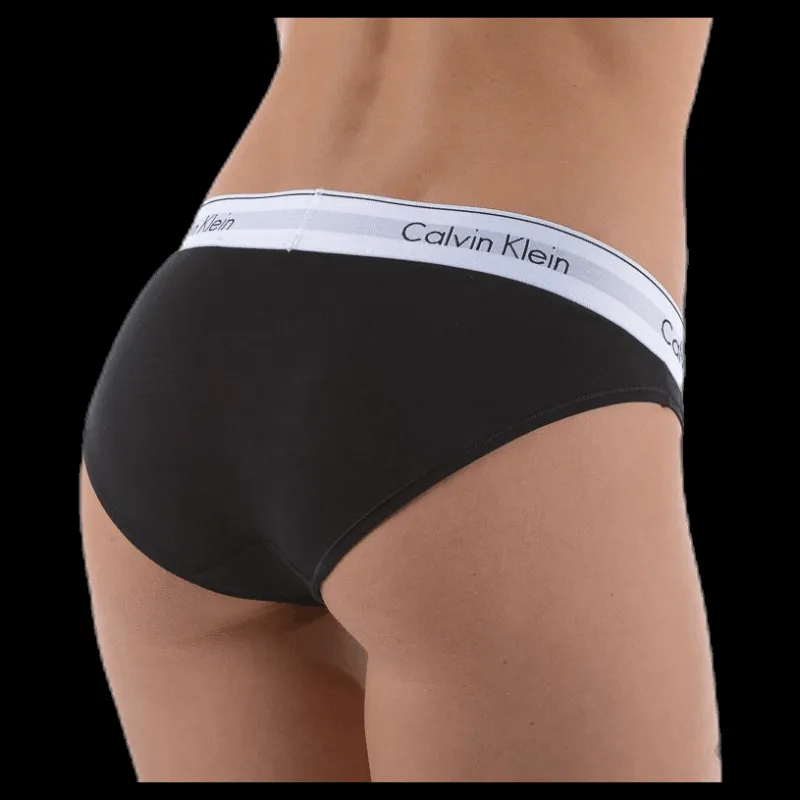 Calvin Klein Modern Cotton Bikini Black Brun Hot