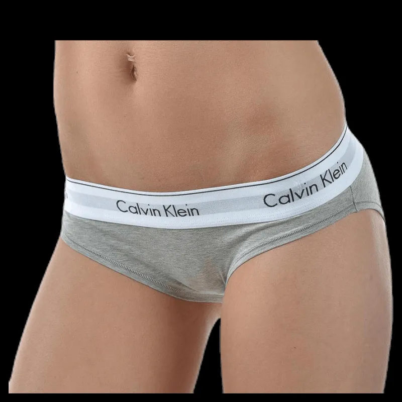 Online Calvin Klein Modern Cotton Bikini Grey Grå