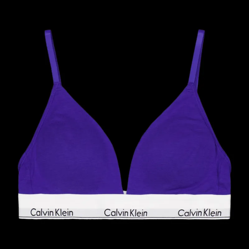 Calvin Klein Modern Cotton Lght Lined Trian Blue Blå Best