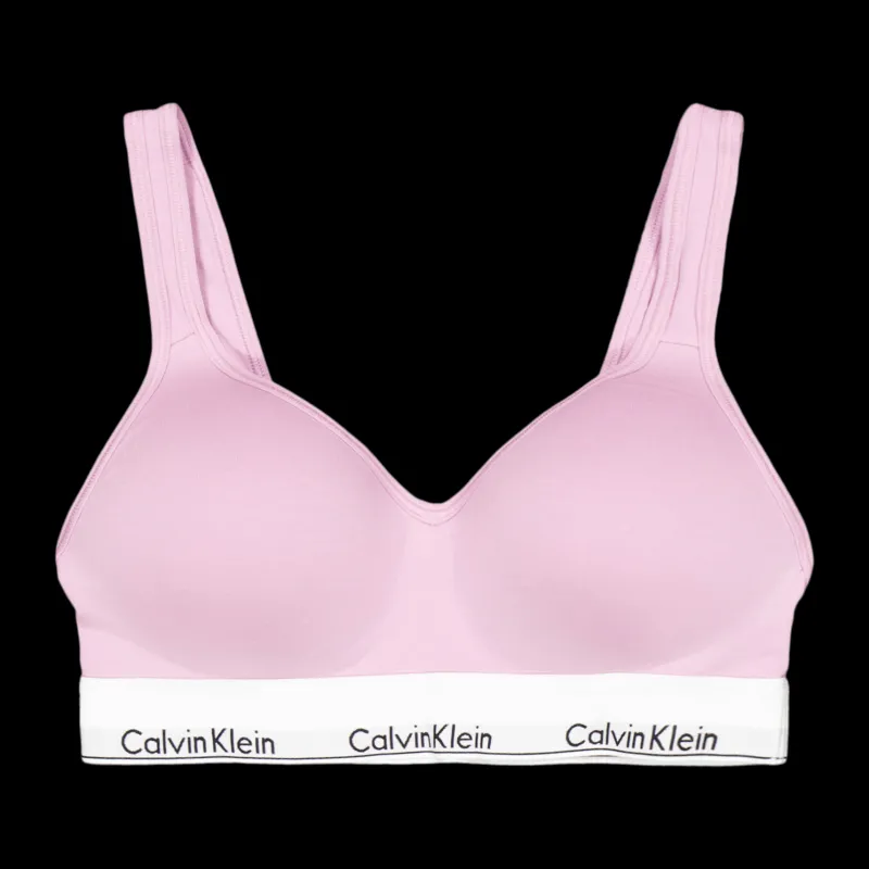 Calvin Klein Modern Cotton Lift Bralette Purple Rosa Outlet