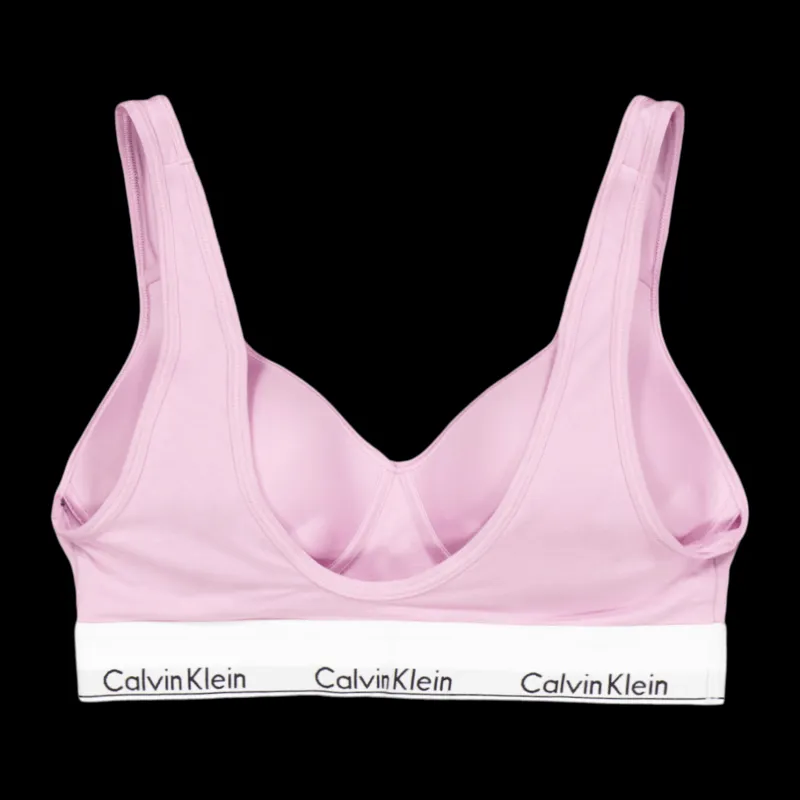 Calvin Klein Modern Cotton Lift Bralette Purple Rosa Outlet