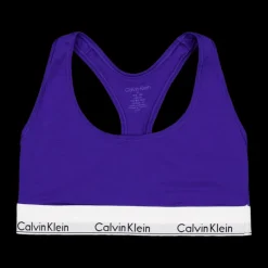Calvin Klein Modern Cotton Unlined Bralette Blue Blå Online