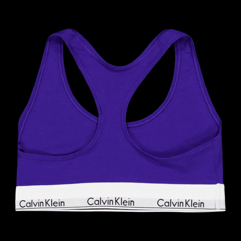 Calvin Klein Modern Cotton Unlined Bralette Blue Blå Online