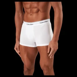 Clearance Calvin Klein Modern Ctn Stretch Trunk 3Pk White Vit