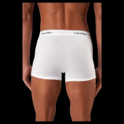 Clearance Calvin Klein Modern Ctn Stretch Trunk 3Pk White Vit