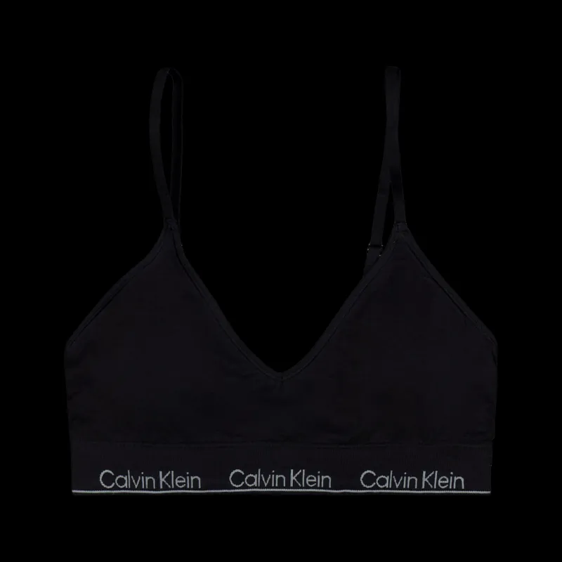 Online Calvin Klein Modern Seamless Lght Lined Tri Black Svart