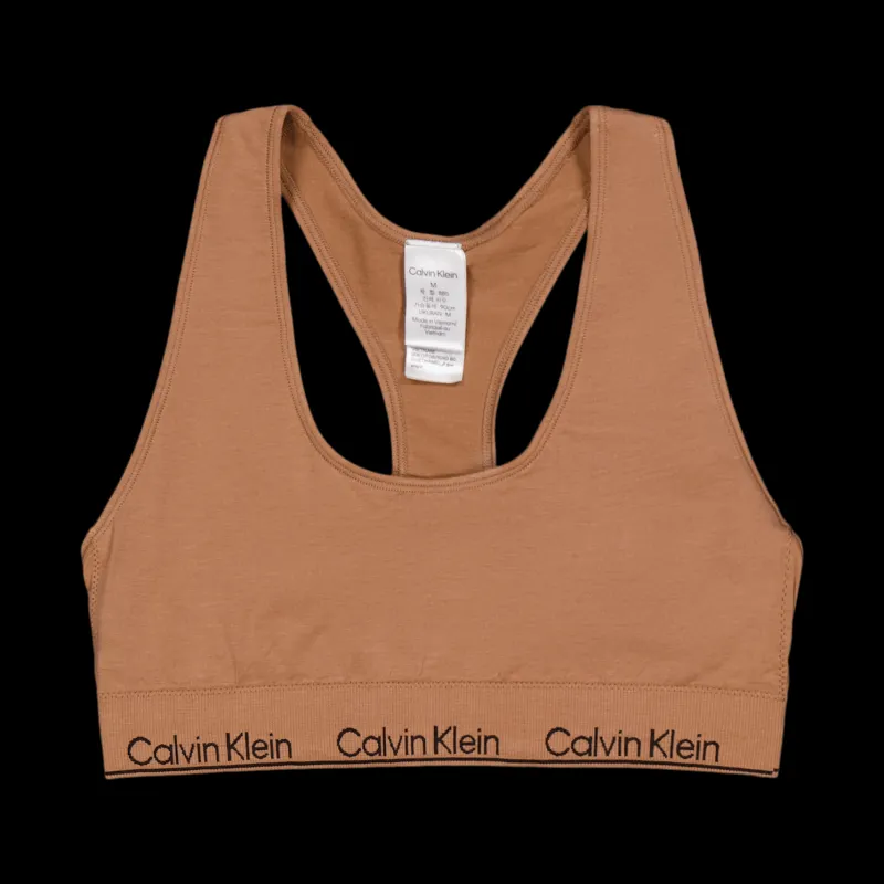 Discount Calvin Klein Modern Seamless Racerback Bral Beige
