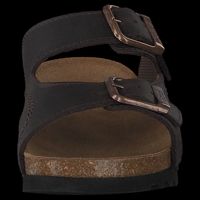 Scholl Moldava Wg Ad Oiled Leather Dk Brown/rose Gold Brun och Guld Online