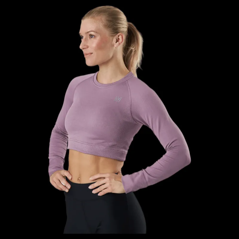 Outlet Norfolk Molly Seamless Ls Crop Top c Lila