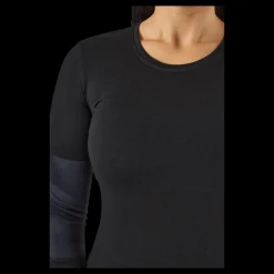 Mons Royale Cornice Long Sleev Black Svart New