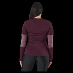 Discount Mons Royale Cornice Long Sleev Wine Red Lila