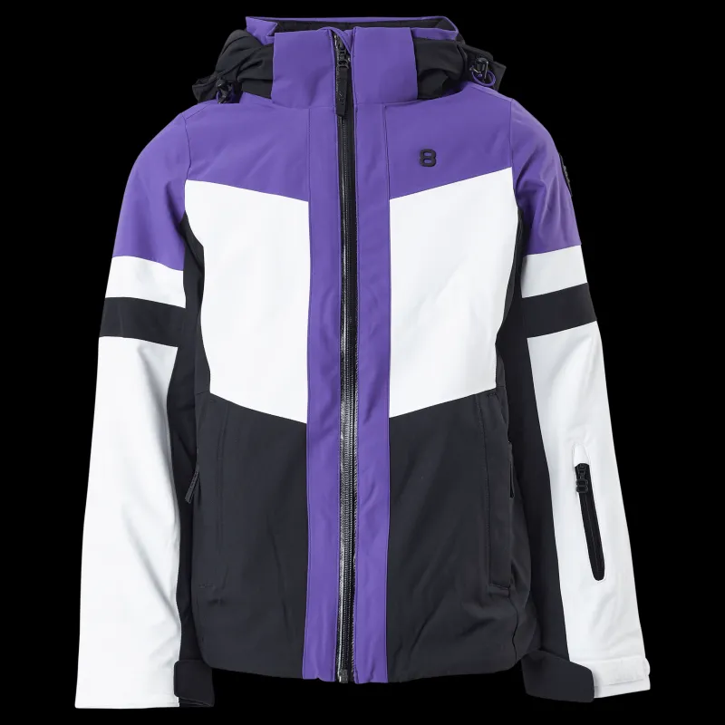 Best 8848 Altitude Montrose Jr Jacket Purple Flerfärgad