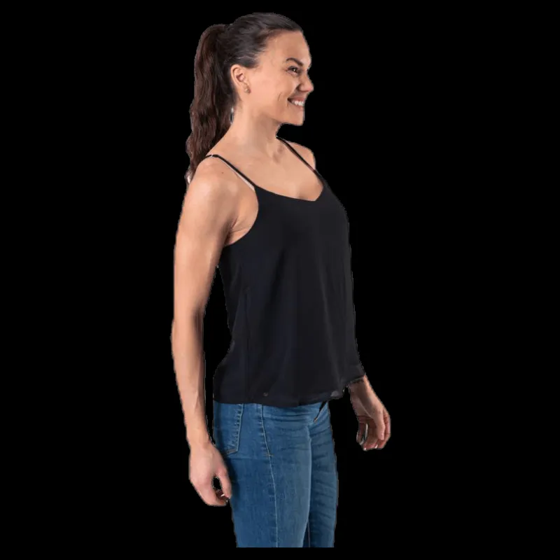 Hot Only Moon Sl Top Wvn Black Svart