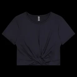 New Under Armour Motion Crossover Crop Ss Black Svart