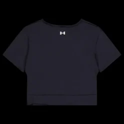 New Under Armour Motion Crossover Crop Ss Black Svart