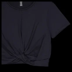 New Under Armour Motion Crossover Crop Ss Black Svart