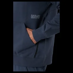 Outlet 2XU Motion Hoodie India Ink/white Blå