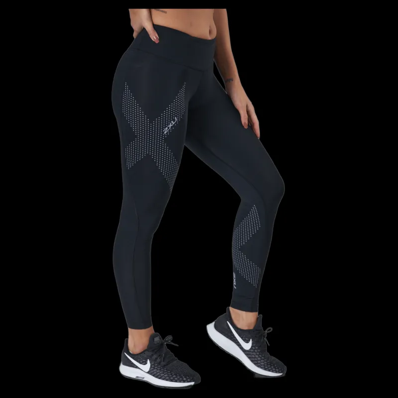 Outlet 2XU Motion Mid-rise Compression T Black/lavendust Svart
