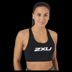 2XU Motion Racerback Crop Black/white Svart Sale