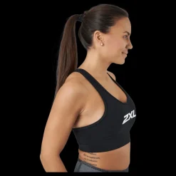 2XU Motion Racerback Crop Black/white Svart Sale