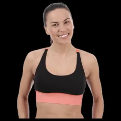Discount Super.Natural Motion Yoga Bra Orange/Black Orange och Svart